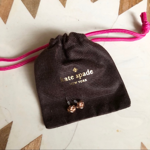 Kate Spade ♠️ Sailor knot earrings in rose gold - Picture 3 of 5